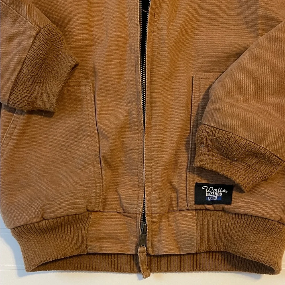 Walls Blizzard Pruf Brown Kids Work Jacket